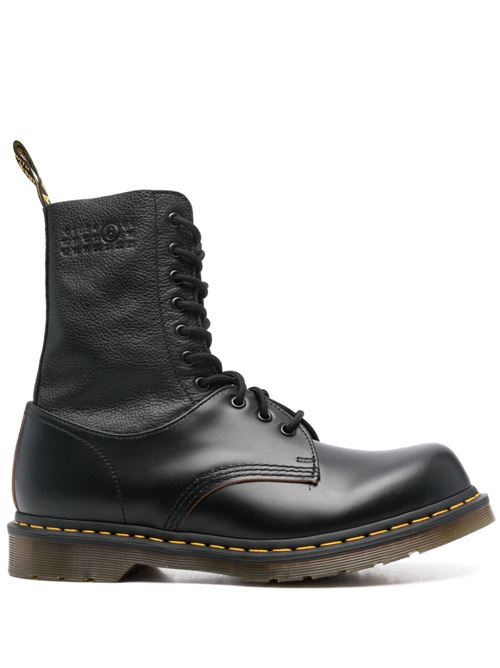 MM6 x Dr. Martens 10 Eye Twisted and Reimagined MM6 MAISONMARGIELA  DR.MARTENS | SH3WU0009P8030H6851